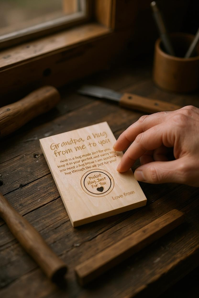 Pocket hug gift card