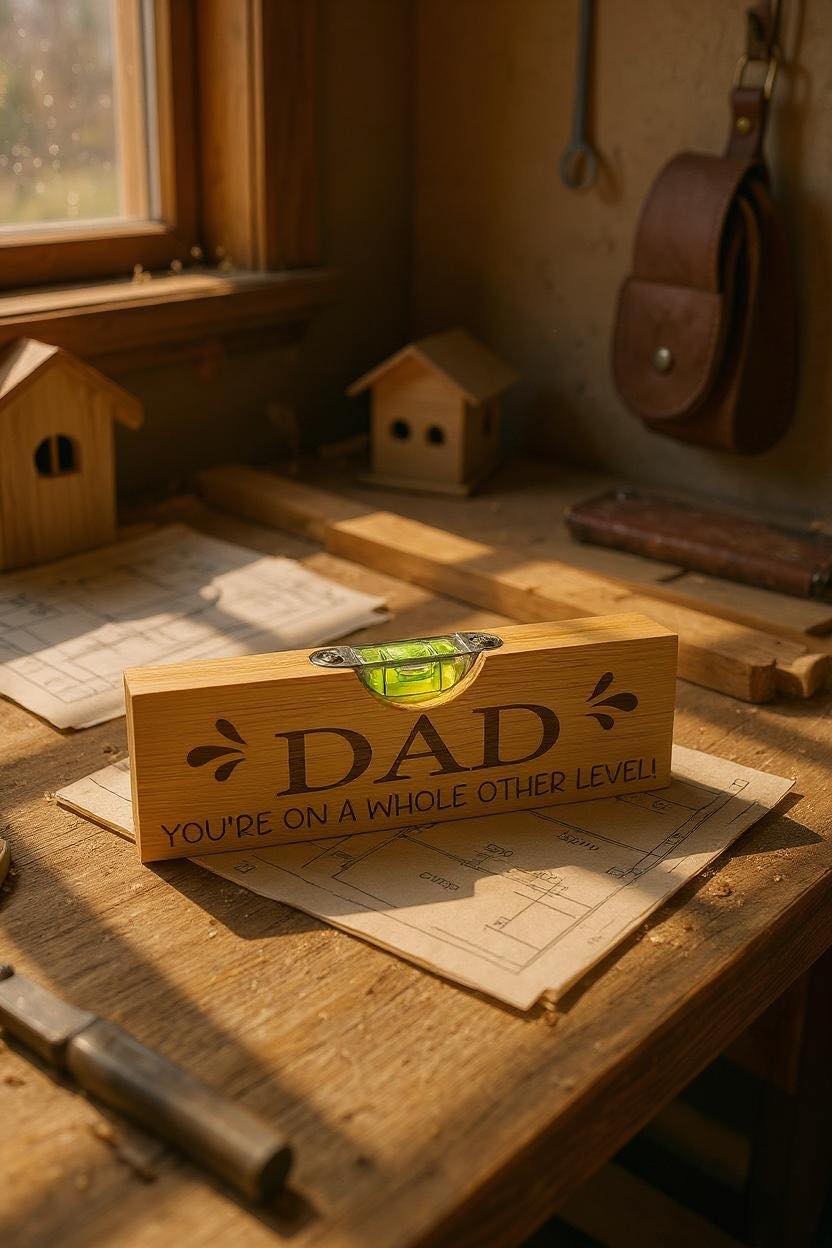 Dad – You’re On a Whole Other Level! Bottle Opener & Level Tool