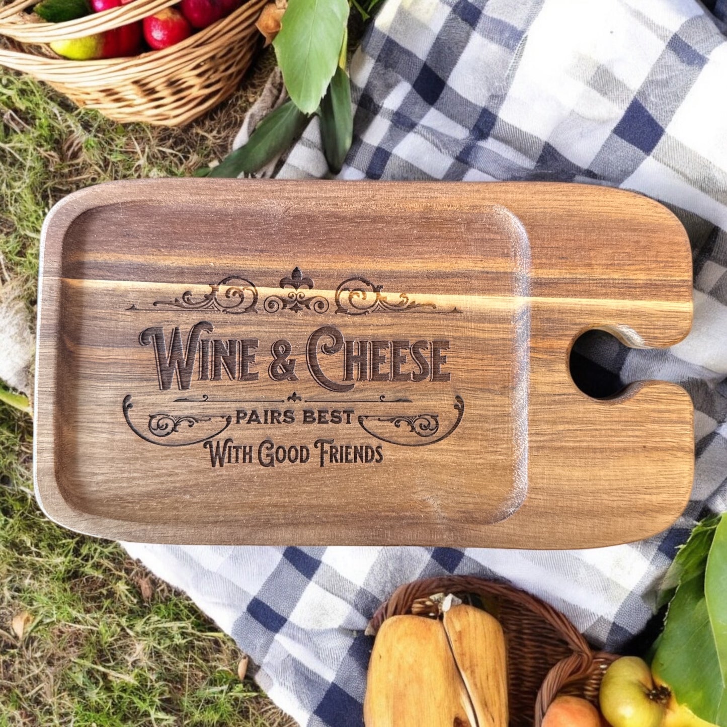 Single Serve Charcuterie/wine board