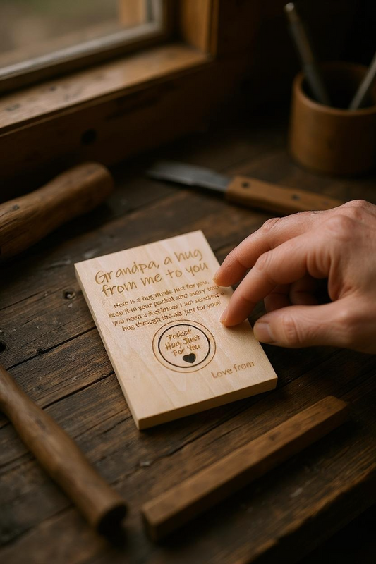 Pocket hug gift card