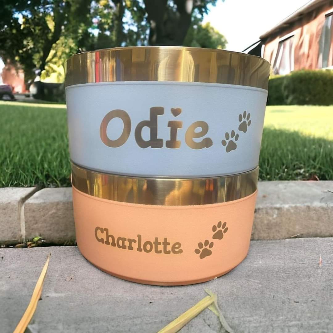 Engraved Dog Bowl