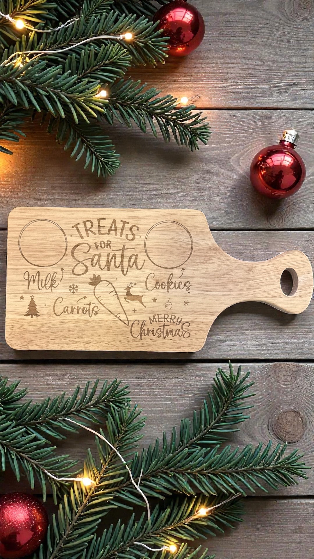 Santa treat tray